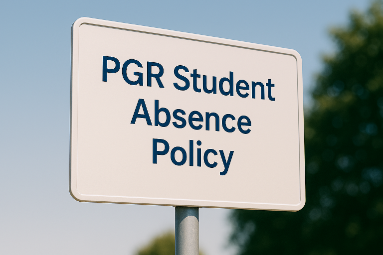 PGR Student Absence Policy
